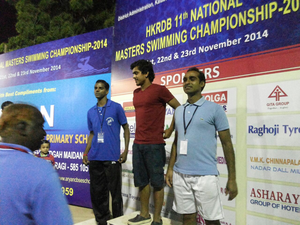 Siju collects double in Masters swimming